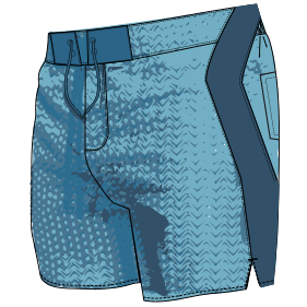 Moldes de confeccion para HOMBRES Shorts Short de Baño 663
